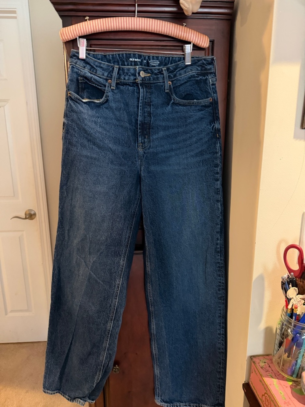 Old Navy Dark Blue Wide-Leg Denim Jeans